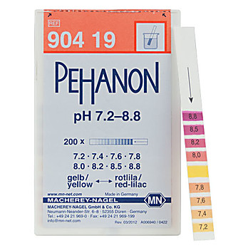 PEHANON pH 7.2-8.8 - box of 200 strips 