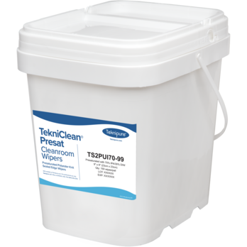 Teknipure TekniClean® Presat Polyester Knit Cleanroom Wipers with Sealed Edges