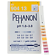 PEHANON pH 1.8-3.8 - box of 200 strips