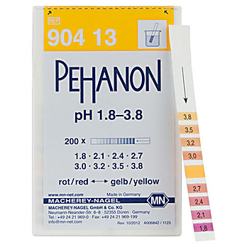 PEHANON pH 1.8-3.8 - box of 200 strips 