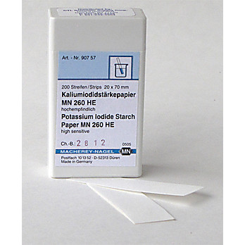 Potassium Iodide starch paper - box of 200 strips