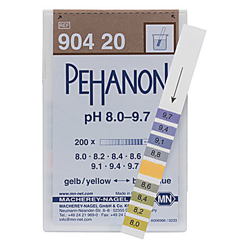 PEHANON pH 8.0-9.7 - box of 200 strips 
