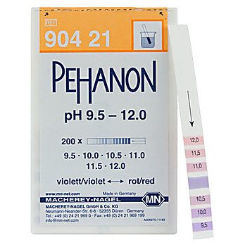 PEHANON pH 9.5-12.0 - box of 200 strips 