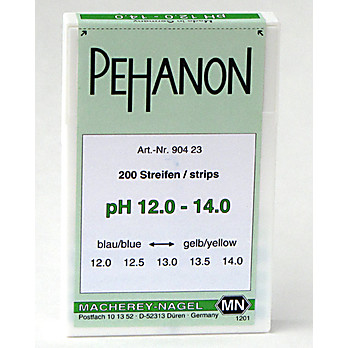 PEHANON pH 12.0-14.0 - box of 200 strips 
