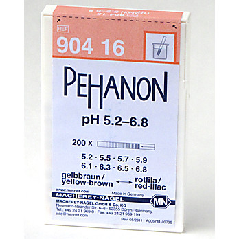 PEHANON pH 5.2-6.8 - box of 200 strips 