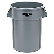 Brute Vented Trash Receptacle, Round