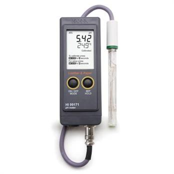Portable pH Meter for Leather and Paper