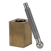 Mortar & Pestle for Crushing Hard, Tough Substances