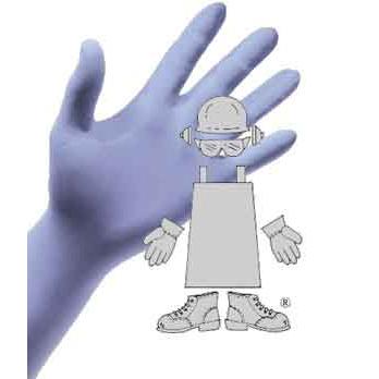 Indigo Powder Free Nitrile Gloves