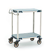 MetroMax i 2-Shelf Industrial Polymer Shelving Lab Utility Cart