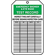 Inspection & Status Record Tag