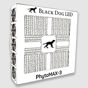 PhytoMAX-3 LED Grow Light, Photon Flux (µmol/s) PBAR 2185, 1020 watts, 100-277V