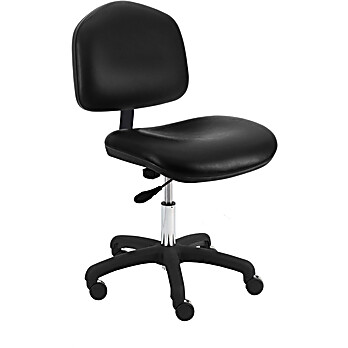 BenchPro Cleanroom Wide Chair Desk Height and Nylon Base