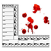 Blood Spatter Adhesive Scale 10Cm10 Scales
