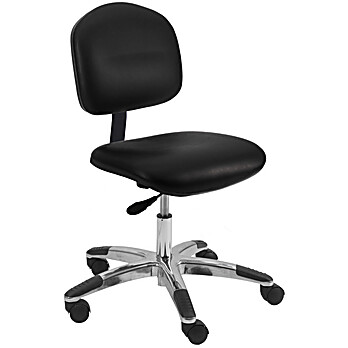 BenchPro Cleanroom Chair Desk Height and Aluminum Base