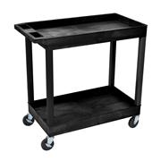 High Capacity Two Shelf Tub Carts