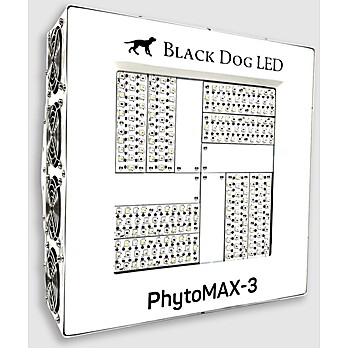 PhytoMAX-3 LED Grow Light, Photon Flux (µmol/s) PBAR 874, 410 watts, 100-277V