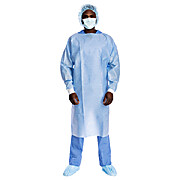 HALYARD* Impervious Comfort Gown, Blue