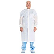 HALYARD* BASICS* Plus Lab Coat, White