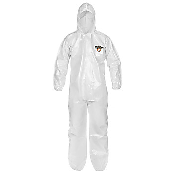 ChemMax® 2 Bound Seam Coverall - Hood, Elastic Wrist/Ankle