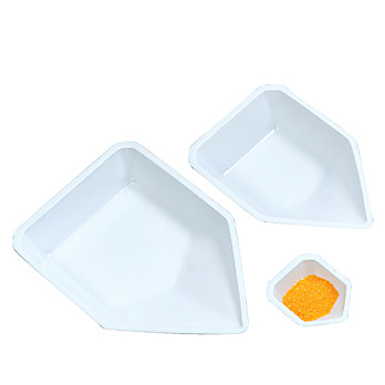 Pour-Boat Weighing Dishes, Anti-Static