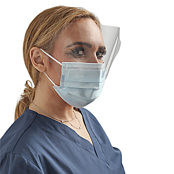 SOL-M ASTM Level 2 Surgical Mask with Eye Shield