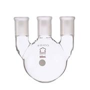 Three Vertical Neck Round Bottom Flasks