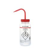 Safety-Labeled Wide Mouth Wash Bottles