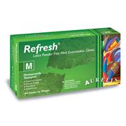 Aurelia® Refresh™ Honeycomb® Textured Peppermint Powder Free Latex Exam Gloves