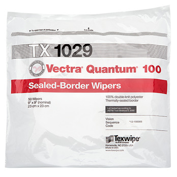 Texwipe TX1029 Vectra Quantum100 Polyester Cleanroom Wiper