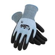 G-Tek® Blue Micro-Surface Nitrile Grip Gloves with HPPE Fiber