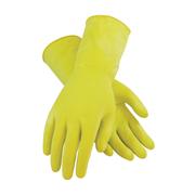 Assurance® Yellow 14 mil. Flock Lined Lightweight Latex Gloves