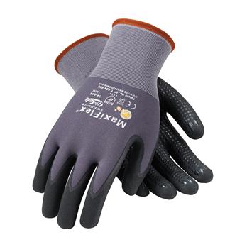 G-Tek® MaxiFlex® Endurance™ Black Micro-Foam Coated Gloves with Micro Dots