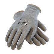 G-Tek® Gray Polyurethane Grip Gloves with HPPE Fiber
