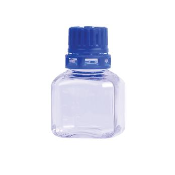 Square Media Bottles (PETG) - Tamper Evident Caps
