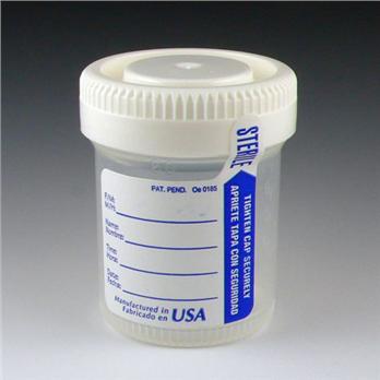 Urine Collection Containers with Patient I.D. Labels