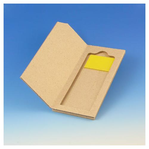 Pack of 25 1 Place Heathrow Scientific HD9903 Heavy Cardboard Slide Mailer with Thumb Groove 95mm Length x 40mm Width x 5mm Height 