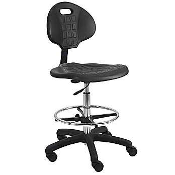 BenchPro Urethane Chair With 18” Adjustable Footring and Nylon Base