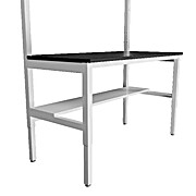 Lower Shelf for 4-leg 36"H and 84"H Laboratory Benches
