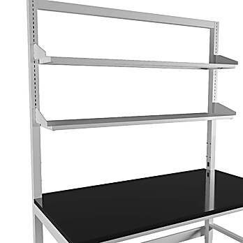 Upper Shelf for 4-leg 84"H Laboratory Benches