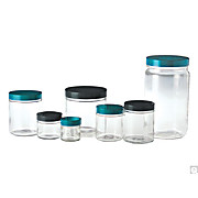 Glass Specimen Jars with Glass Lid