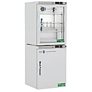 Premier Pharmacy Glass Door 5.2 cu. ft. Refrigerator/Solid Door 4 cu. ft. capacity Freezer -40°C
