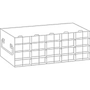 Regular Upright Freezer Racks for 50-Cell Hinged Top Plastic Boxes