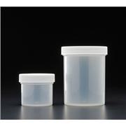 Wide Mouth Straight Sided Polypropylene Plastic Jars, Unlined