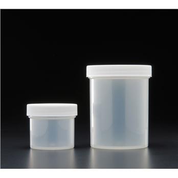 Wide Mouth Straight Sided Polypropylene Plastic Jars, Lined