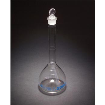 Volumetric Flask, Class A, with Glass Stopper, Batch Certified