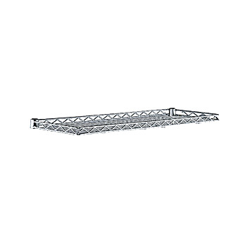 Metro 1248CSNC Super Erecta Industrial Wire Cantilever Shelf, Chrome, 12" x 48"
