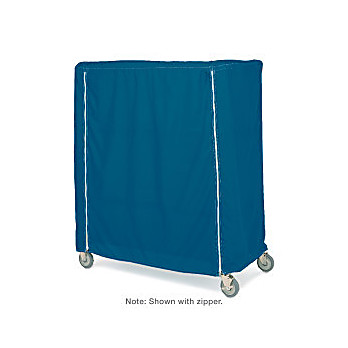 Metro 21X48X62UCMB Uncoated Polyester Cover for 21" x 48" x 62" Shelving, Zipper Closure, Mariner Blue