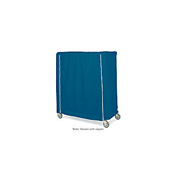 Metro 18X36X62CMB Vinyl-Coated Nylon Cover for 18" x 36" x 62" Shelving, Zipper Closure, Mariner Blue