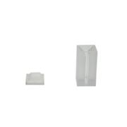 Micro Short Rectangular Spectrophotometer Cells w/lid